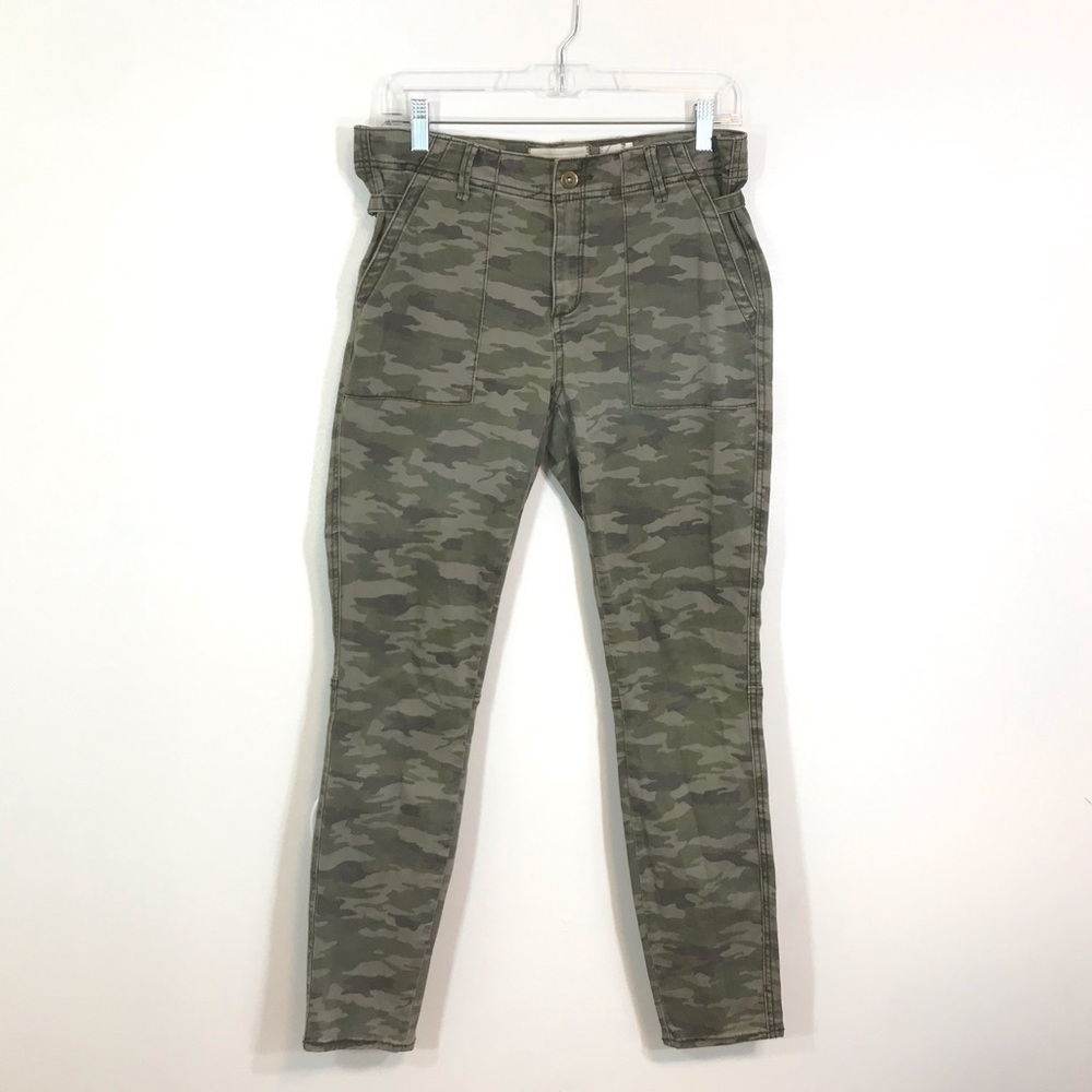 Anthropologie Camouflage Ankle Pants